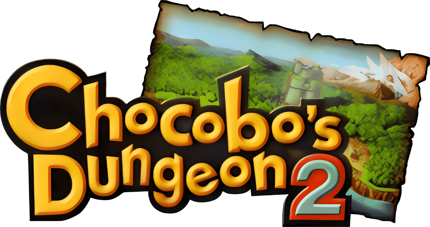 Chocobo's Dungeon 2 logo for Playstation
